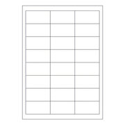 Etiketten Labels selbstklebend wei 64.6 x 33.8mm auf DIN A4, 2400 Stk.