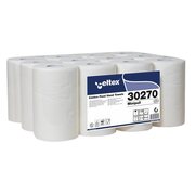 Celtex Innenabrollung Handtuchrollen 2-lagig Zellstoff 20x34cm 212 Abrisse wei�, 12 Rollen je 72m