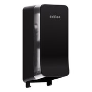 Satino System Doppelrollen Toilettenpapierspender JT3 System schwarz