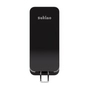 Satino Hyginity Clean&Care Seifenspender 1.000 ml, System SF1, 27,9 cm x 12,2 cm x 11,7 cm, manuell, schwarz