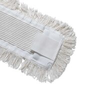 Baumwollmopps Premium mit Tasche und Lasche weiss 40cm, 10 Stk.