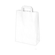 GASTRO Papiertragetaschen 28 x 22 x 10 cm mit EAN-Code weiss,  250 Stk.