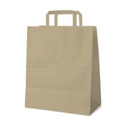 GASTRO Papiertragetaschen 39 x 32 x 16 cm mit EAN-Code braun, 250 Stk.