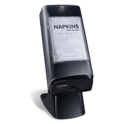 NAPKINS Standspender fr Spenderservietten modernes Design schwarz ABS