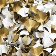 DECOFILL dekorative Papier-Verpackungschips Polsterchips, wei, 400 Liter