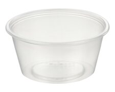 Dressingbecher Saucenbecher 125ml, transparent, aus PP, 50 Stk.