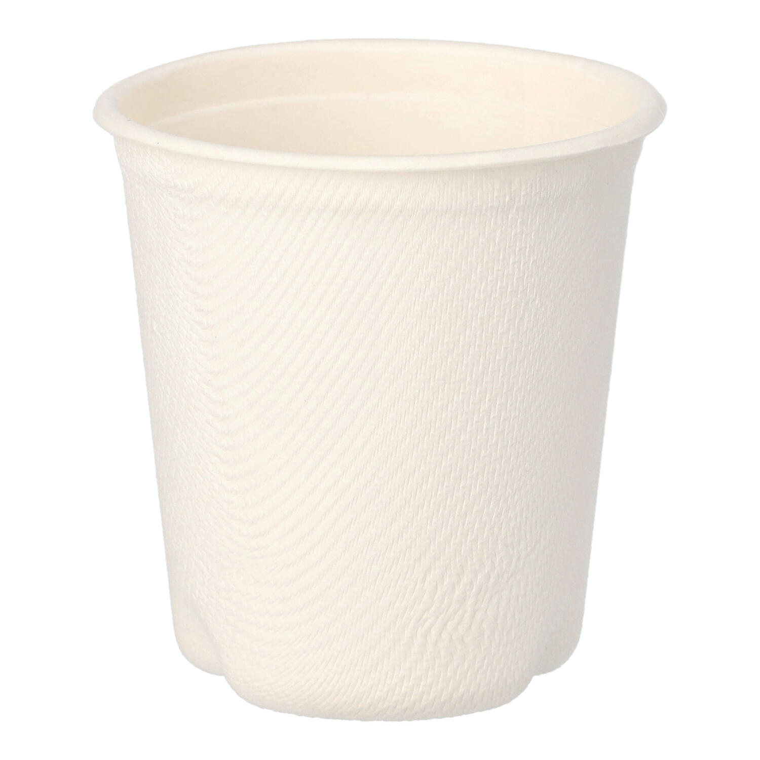 Hei�getr�nkebecher aus Zuckerrohr pure 100 ml, � 63mm, 50 Stk.