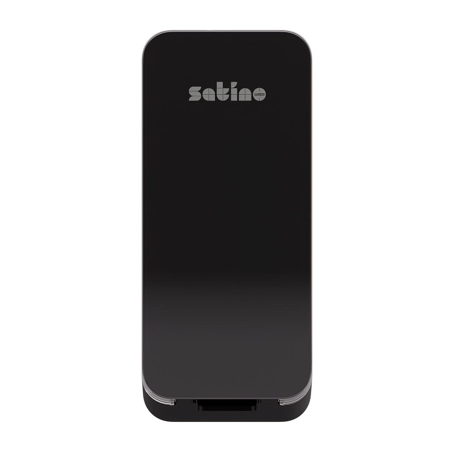 Satino Hyginity Clean&Care Seifenspender 1.000 ml , System SF1, 27,9 cm x 12,2 cm, 11,7 cm, Sensor, schwarz