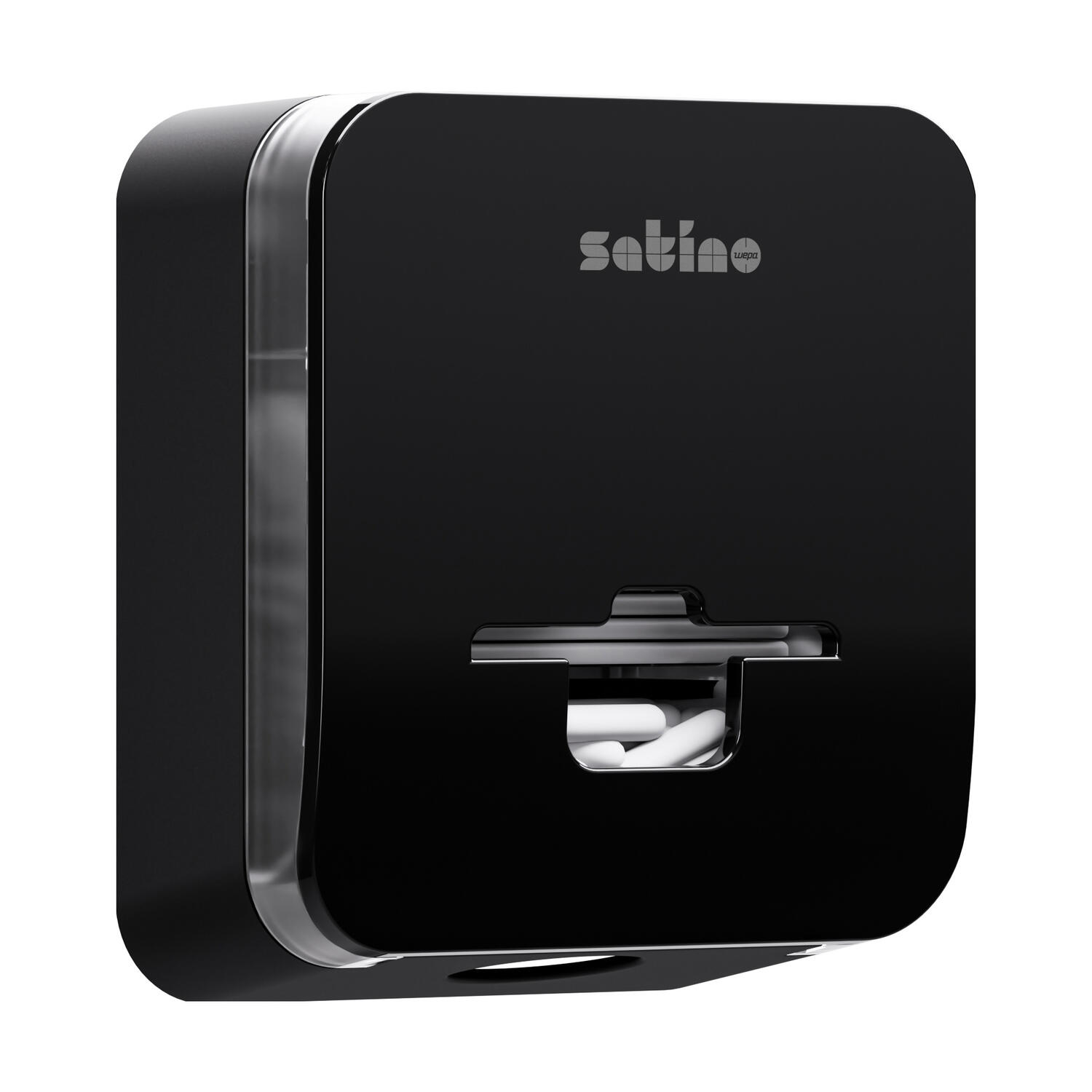 Satino Hyginity FemCare Spender, System FC1, 11,6 cm x 21,2 cm x 25,1 cm, schwarz