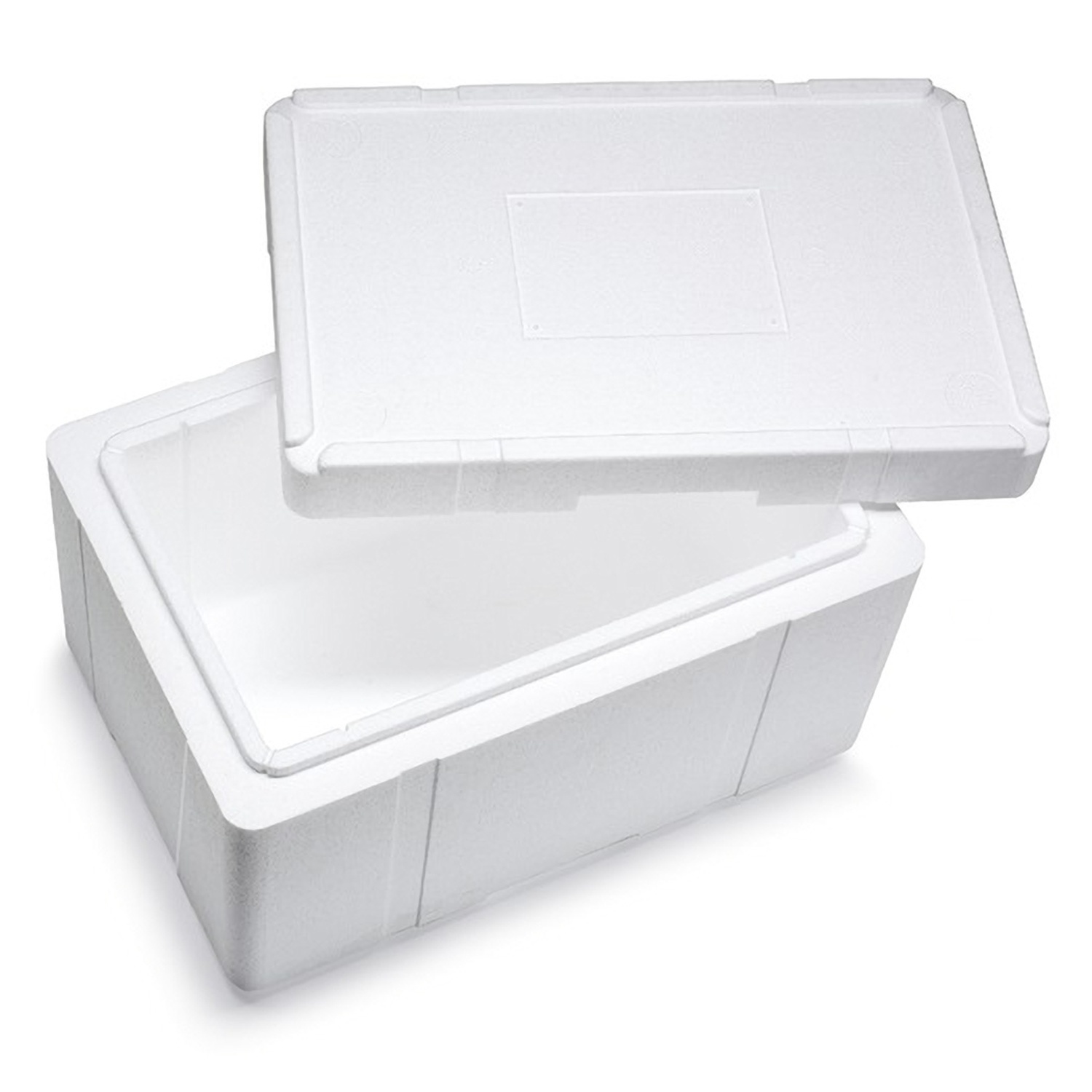 Isolierboxen mit Deckel aus Styropor EPS, 596 x 396 x 363 mm, 37,5 Liter