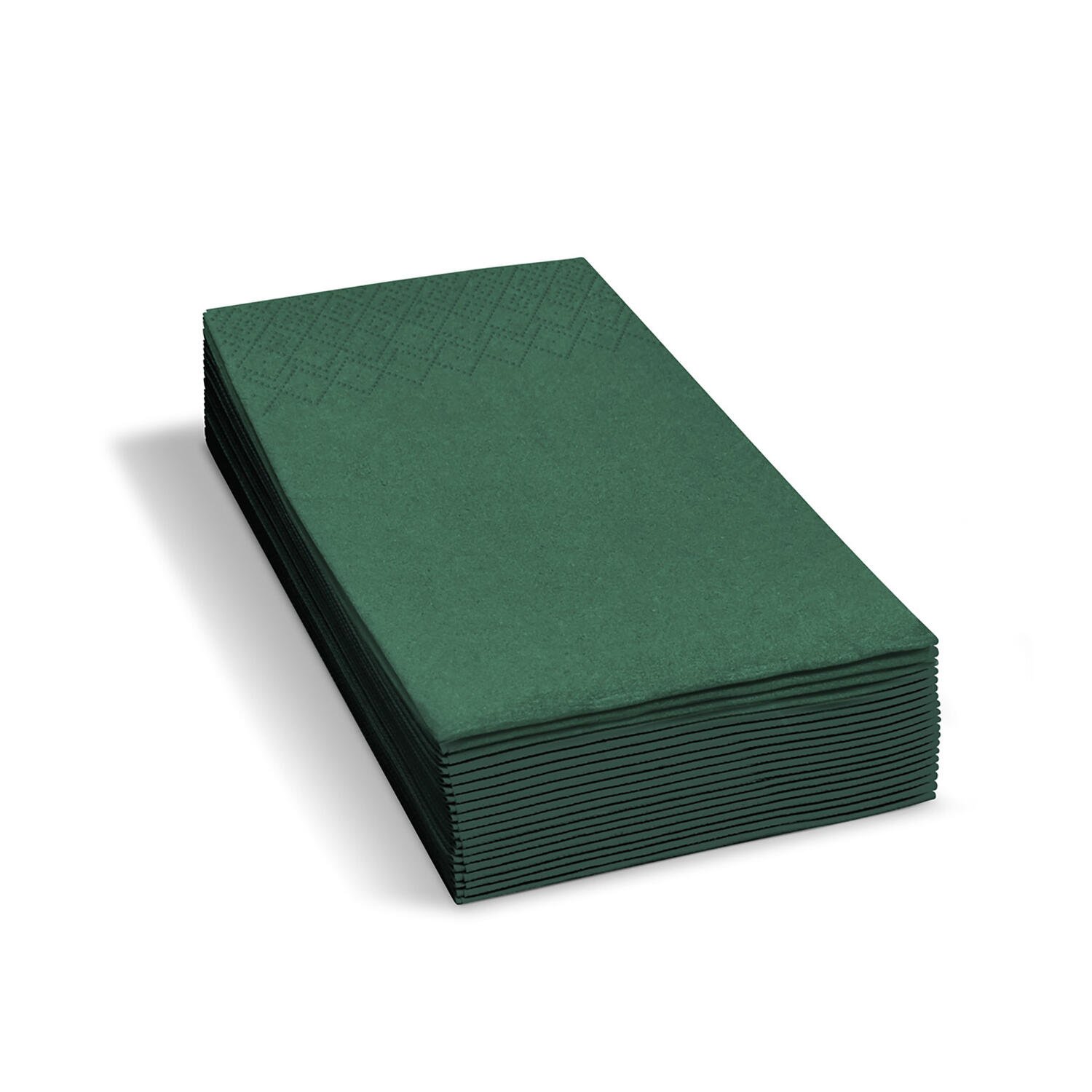 Servietten 33 x 33 cm 1/8 -Kopffalz, 2-lagig dunkelgr�n, 250 Stk.