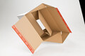 ColomPac Blitzbodenkarton 189 x 154 x 131mm Premium mit doppelten Selbstklebeverschluss & Aufreifaden wei