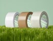 ULITH GREEN Packband Klebeband 50mmx66m mit Recyclinganteil & leise, transparent